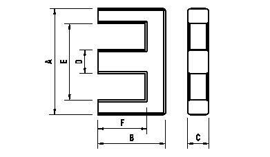 ee,eel,ef型高导磁芯